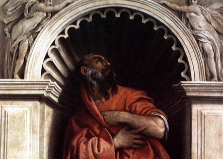 Platón: oleo de Paolo Veronese 1560. Biblioteca Nazionale Marciana. Venecia